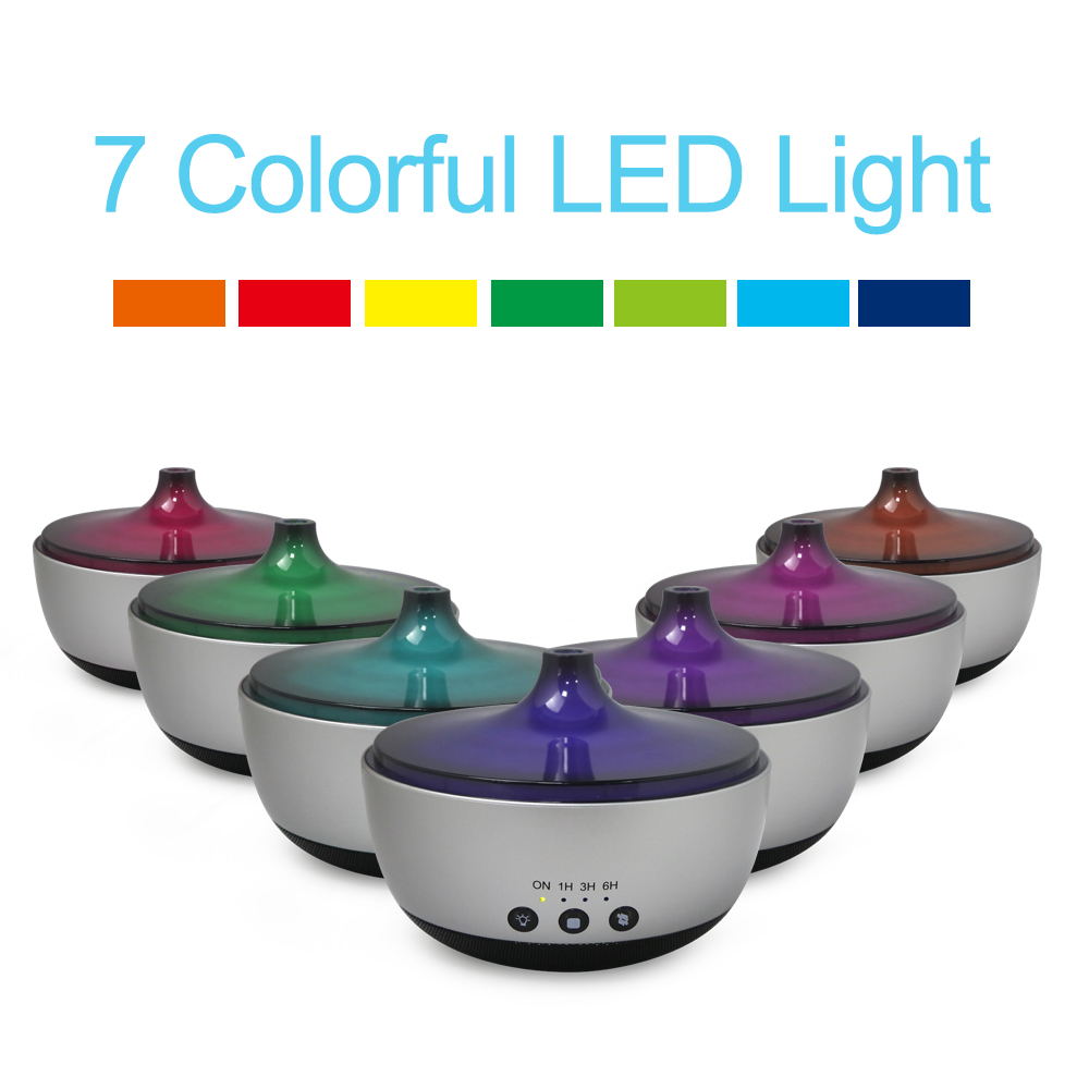 200ml Air Wood Grain Aroma Diffuser mit Bluetooth-Lautsprecher